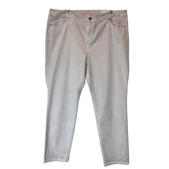 Chico's Denim - Chicos Size 4 Platinum Jegging‎ Jeans Preppy Summer Beach  Vacation Travel Chic